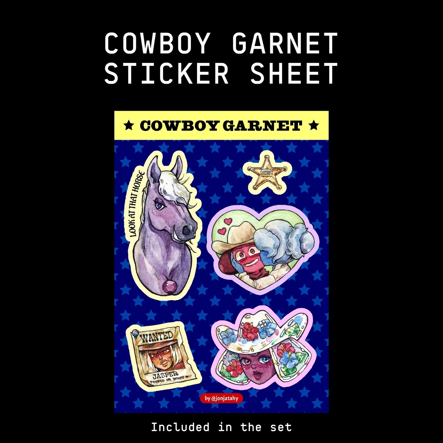 Cowboy Garnet Set